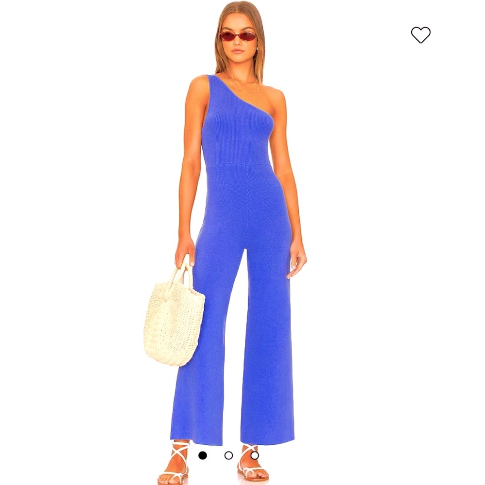 FREE PEOPLE WAVERLY JUMPSUIT IN BIRDSONG BLUE NEW WITH TAGS